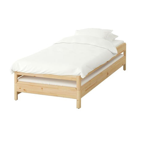 IKEA UTAKER Stackable Bed, Pine, 80x200cm 2Pack