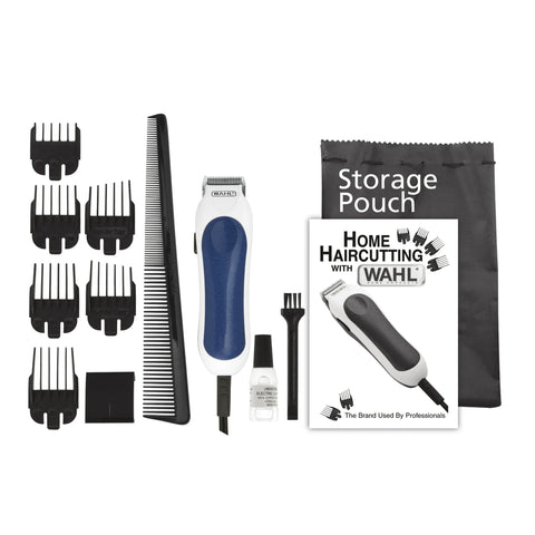 Wahl Mini Pro Touch-Up Corded Trimmer Kit 12pc, Blue FREE SHIPPING