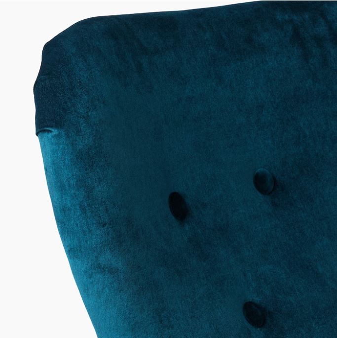 IKEA REMSTA Armchair, Djuparp Green-Blue Dark Green-Blue