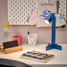 IKEA FLOTTILJ Desk lamp, dark blue FREE SHIPPING