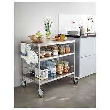 IKEA KUNGSFORS Kitchen trolley, stainless steel, 60x40 cm FREE SHIPPING