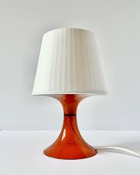 IKEA LAMPAN Table lamp, ORANGE , 29 cm FREE SHIPPING