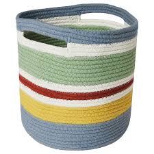 IKEA STRANDSKATA Storage bag, braided/multicolour, 20 cm FREE SHIPPING