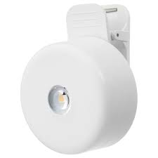 IKEA STOTTA LED spotlight and clamp, battery-operated white