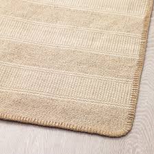 IKEA KLEJS Rug, flatwoven, beige/white, 50x80 cm FREE SHIPPING