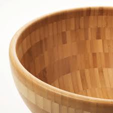 IKEA BLANDA MATT Serving bowl, bamboo, 28 cm FREE SHIPPING