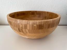 IKEA BLANDA MATT Serving bowl, bamboo, 28 cm FREE SHIPPING