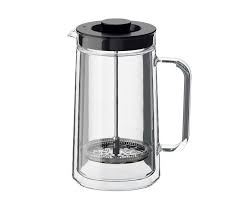 IKEA EGENTLIG Coffee/tea maker, double-walled/clear glass, 0.3 l