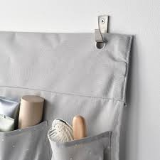 IKEA LEN Hanging storage, dotted/light grey, 45x64 cm FREE SHIPPING