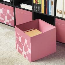 IKEA DRÖNA Box, pink/white, 33x38x33 cm FREE SHIPPING