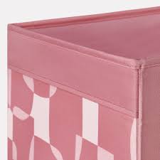 IKEA DRÖNA Box, pink/white, 33x38x33 cm FREE SHIPPING