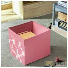 IKEA DRÖNA Box, pink/white, 33x38x33 cm FREE SHIPPING