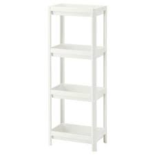 IKEA VESKEN Shelf unit, white, 37x23x101 cm FREE SHIPPING