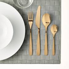 IKEA TILLAGD 24-piece cutlery set, brass-colour  FREE SHIPPING