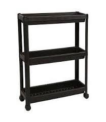 IKEA VESKEN Trolley, black, 54x18x71 cm FREE SHIPPING