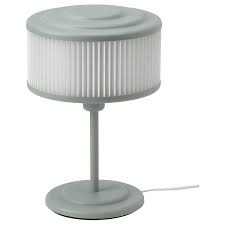 IKEA REMTANG Table lamp, grey-green, 37 cm  FREE SHIPPING