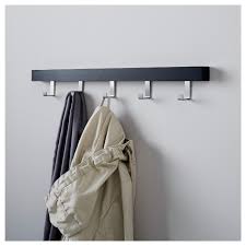 IKEA TJUSIG Hanger for door/wall, black, 60 cm