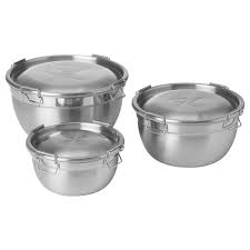 IKEA CIKLID Bowl with lid, set of 3 FREE SHIPPING