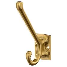 IKEA KÄMPIG Hook, brass-color FREE SHIPPING