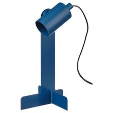 IKEA FLOTTILJ Desk lamp, dark blue FREE SHIPPING