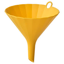 IKEA UPPFYLLD Funnel, bright yellow, 11.5 cm  FREE SHIPPING