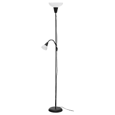 IKEA TAGARP Floor uplighter/reading lamp, black/white FREE SHIPPING