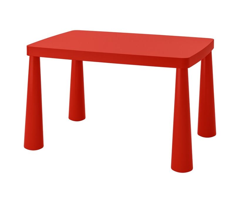IKEA MAMMUT Children’s Table, in/outdoor , 77×55 cm