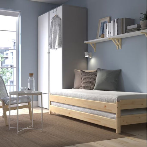 IKEA UTAKER Stackable Bed, Pine, 80x200cm 2Pack