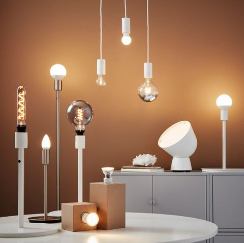 IKEA LEDARE LED bulb E27 1055 lumen, warm dimming/globe 2700 K- Opal White