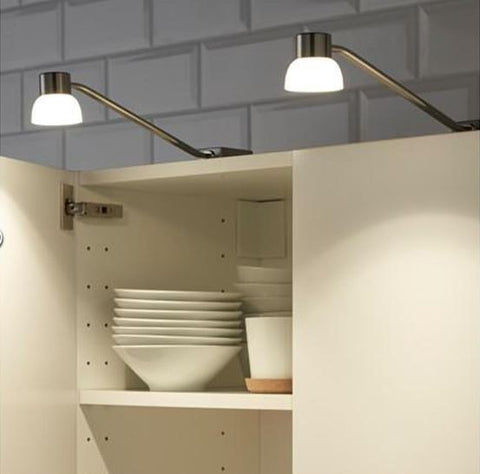 IKEA LINDSHULT LED Cabinet Lighting, Nickel-Plated