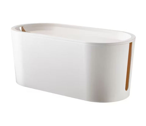 IKEA ROMMA Cable Management Box With Lid, White