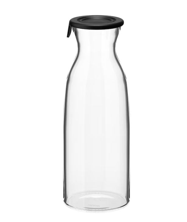 IKEA VARDAGEN Carafe with Lid, Clear Glass, 1.0 L