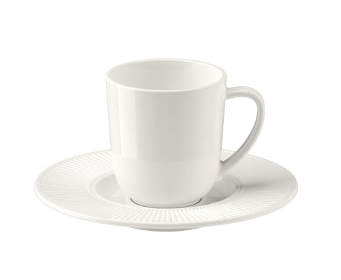 IKEA OFANTLIGT Espresso Cup and Saucer, White, 7 cl
