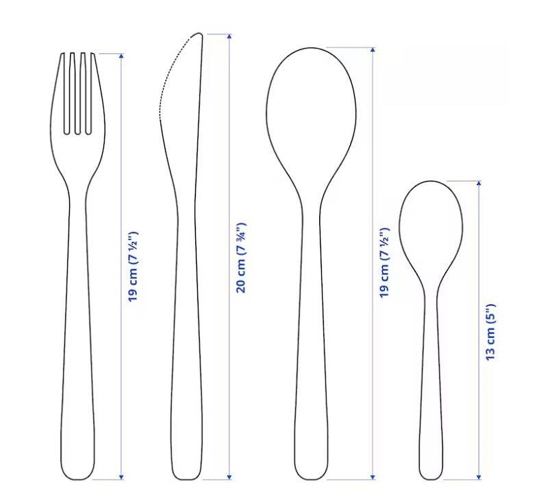 IKEA MOPSIG 16-Piece Cutlery set