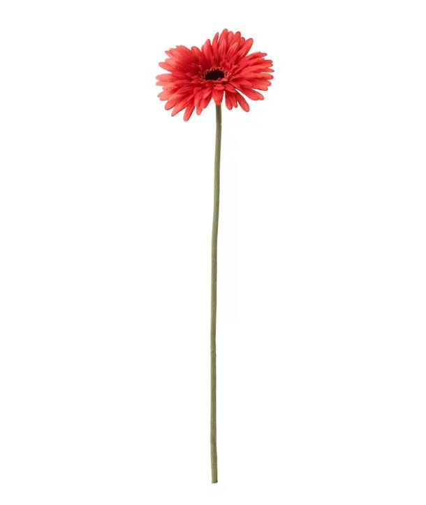 IKEA SMYCKA Artificial Flower, Gerbera - Red 50 cm