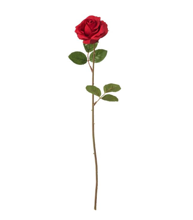 IKEA SMYCKA Artificial Flower, Rose, Red, 75cm