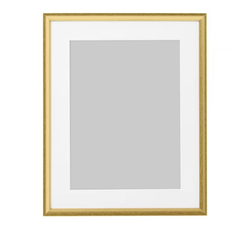 IKEA SILVERHOJDEN Frame, Gold-Colour, 40×50 cm