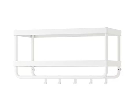 IKEA MACKAPAR Hat And Coat Rack, White, 78 cm