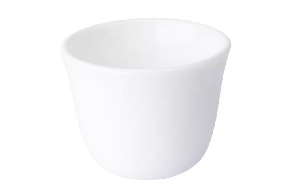IKEA LJUMMEN Kava Cup, Glass, Opal White, 7 cl