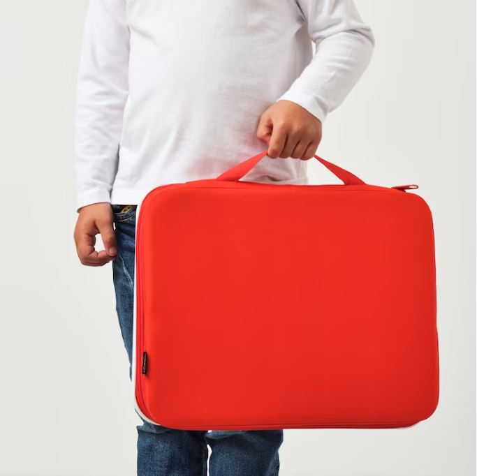 IKEA MALA Portable Drawing Case, Red 35x27 cm