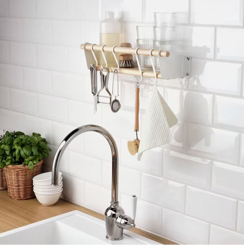 IKEA NEREBY Wall Shelf 40x10 cm Birch