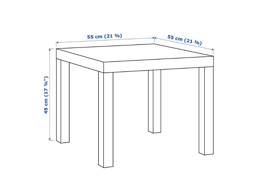 IKEA LACK Side table, 55×55 cm