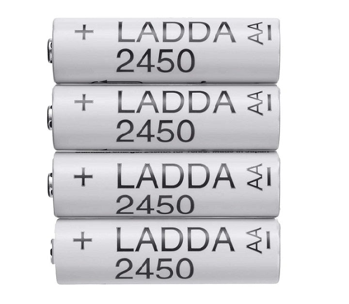 IKEA LADDA Rechargeable Battery,2450mah, HR6 AA 1.2V