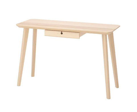 IKEA LISABO Desk, Ash Veneer 118x45 cm