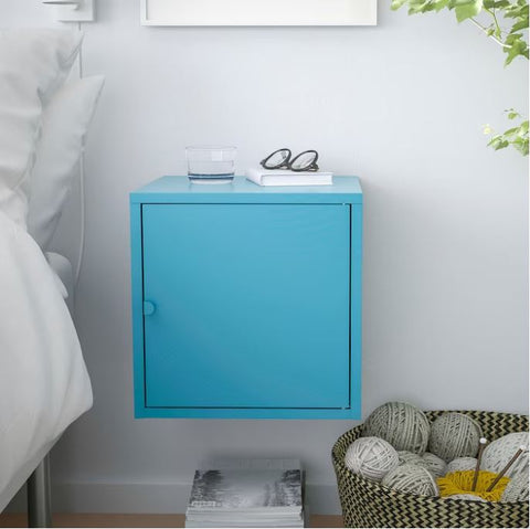 IKEA LIXHULT Cabinet, Metal/Blue 35x35 cm