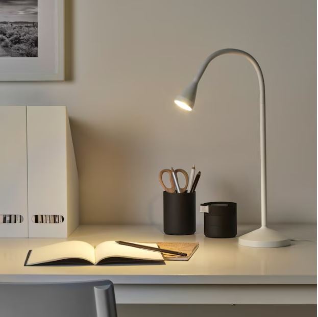 IKEA NAVLINGE LED Work Lamp, Perfect for Reading Simple, Clean Design Yellow