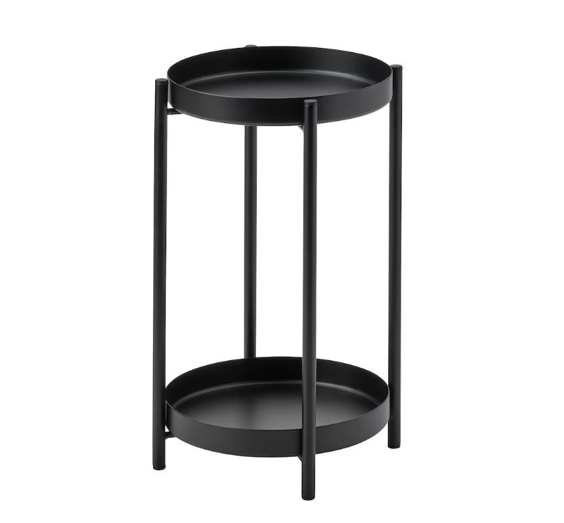 IKEA OLIVBLAD Plant Stand, In-Outdoor Black, 35 cm