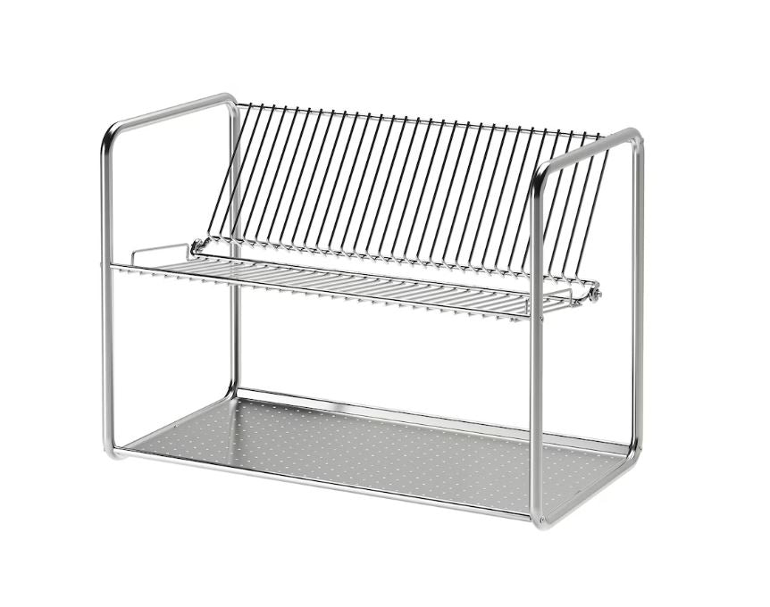 IKEA ORDNING Dish Drainer Stainless Steel 50x27x36 cm