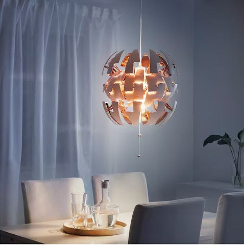 IKEA PS 2014 Pendant Lamp, White/Copper-Colour, 35 cm
