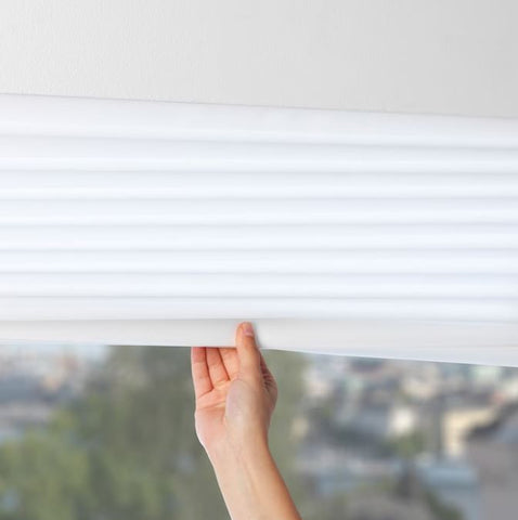 IKEA SCHOTTIS Pleated Blind, White 90x190 cm